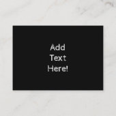 黒熊ハゲのワシ熊の手は荒野Sをプリント 名刺 (裏面)