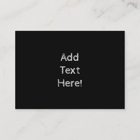 黒熊ハゲのワシ熊の手は荒野Sをプリント 名刺 (裏面)