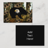 黒熊ハゲのワシ熊の手は荒野Sをプリント 名刺 (正面/裏面)