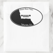 黒熊パス – テルル化 楕円形シール (バッグ)