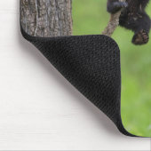 黒熊遊の木の枝 マウスパッド (コーナー)