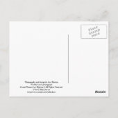 黒熊 – "キュービーラブ" ポストカード (裏面)