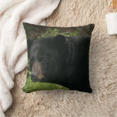 黒熊 クッション (ブランケット)