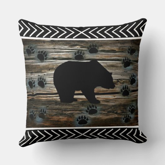 黒熊 クッション (裏面)