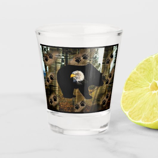 黒熊 ショットグラス (正面)