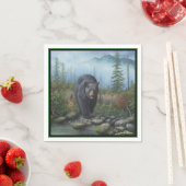 黒熊 スタンダードカクテルナプキン (インサイチュ)