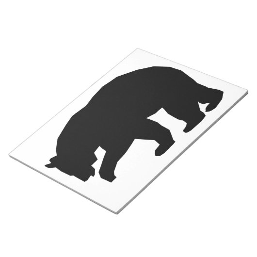 黒熊 ノートパッド (アングル)