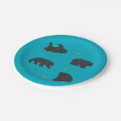 黒熊 ペーパープレート (アングル)