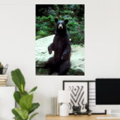 黒熊 ポスター (ホームオフィス)