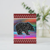 黒熊 ポストカード (スタンド正面)