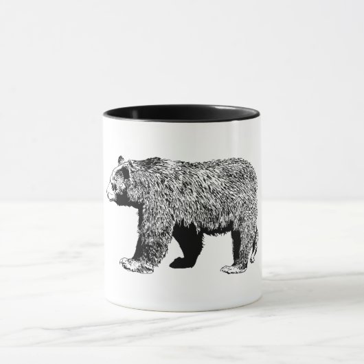 黒熊 マグカップ (中央)