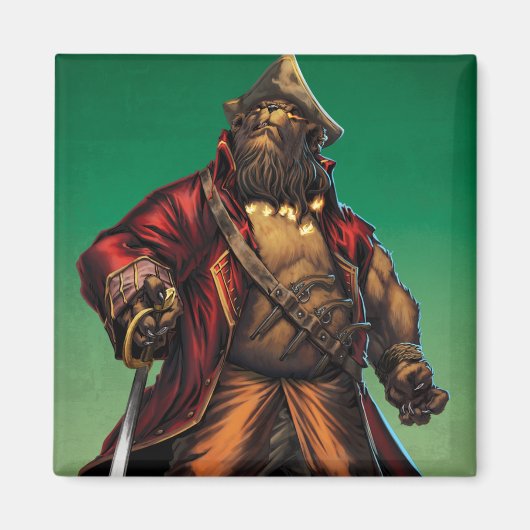 黒熊 マグネット (正面)