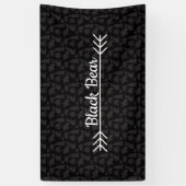 黒熊 横断幕 (縦)
