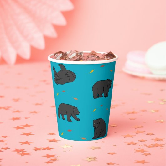 黒熊 紙コップ (インサイチュ)