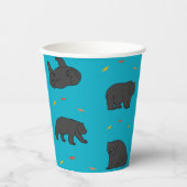 黒熊 紙コップ (正面)