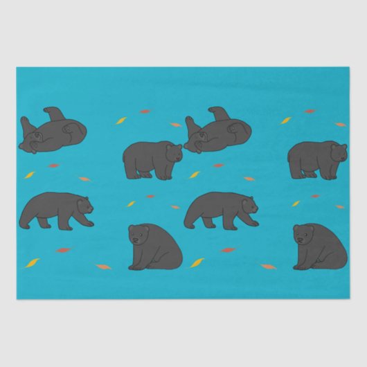 黒熊 薄葉紙 (正面)