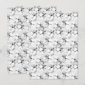 黒牛ドット 招待状 (正面/裏面)