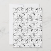 黒牛ドット 招待状 (裏面)