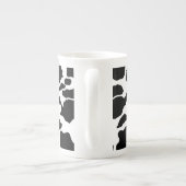 黒牛皮骨中国マグカップ ボーンチャイナマグカップ (裏面)