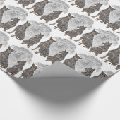 黒犬とタン犬 ラッピングペーパー (角)