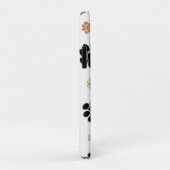 黒犬と丹犬の犬の足は白く印刷 Case-Mate iPhoneケース (裏面/右)