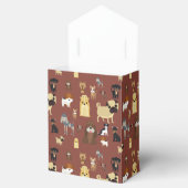 黒犬のパターン フェイバーボックス (オープン)