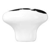 黒犬の家族 セラミックノブ (側面)