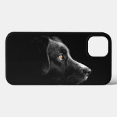 黒犬の見張り Case-Mate iPhoneケース (裏面 (横))