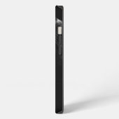 黒犬の見張り iPhoneケース (左側面)