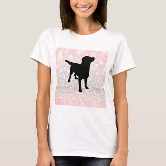 黒犬の輝き Tシャツ (正面)