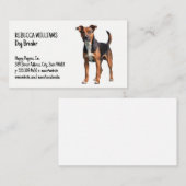 黒犬アラート | 動物飼養業 名刺 (正面/裏面)