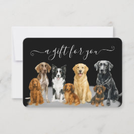 黒犬グルーミングペット搭乗券