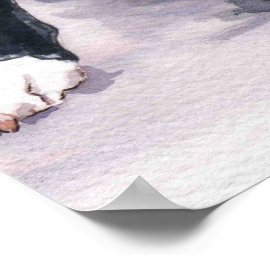 黒犬ポスター ポスター (角)