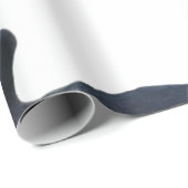 黒犬ラッピング紙 ラッピングペーパー (ロールコーナー)