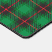 黒犬ラボグリーンスコティッシュパターンデスクマット デスクマット (コーナー)