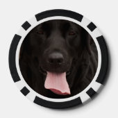 黒犬顔 ポーカーチップ (裏面)