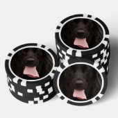黒犬顔 ポーカーチップ (積み重ね)