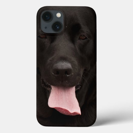 黒犬顔 Case-Mate iPhoneケース (裏面)