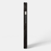 黒犬顔 iPhoneケース (左側面)