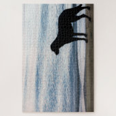 黒犬 ジグソーパズル (縦)