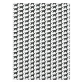 黒犬 テーブルクロス (正面)