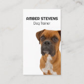 黒犬 |ドッグトレーナー 名刺 (正面)