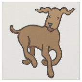黒犬 ファブリック (クローズアップ)