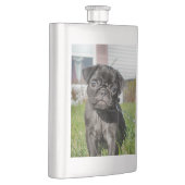 黒犬 フラスク (右)