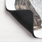 黒犬 マウスパッド (コーナー)