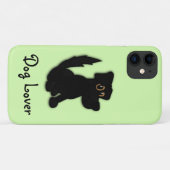 黒犬/犬好きiPod touchケース Case-Mate iPhoneケース (裏面(横))