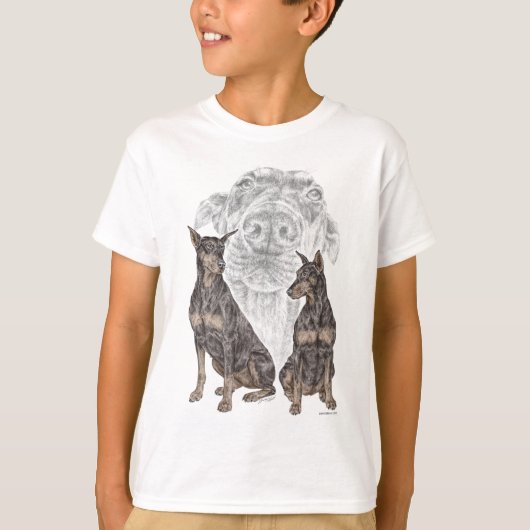 黒犬 Tシャツ (正面)
