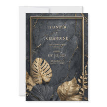 黒独占的大理石&金ゴールドVIP結婚ズ