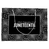 黒独立記念日1865年6月19日 ラージペーパーバッグ (裏面)