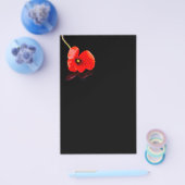 黒独身の色のケシ チラシ (シングル)